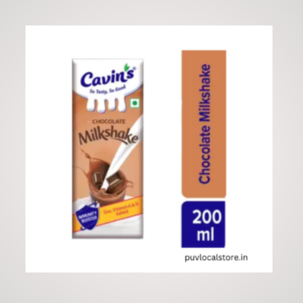 Cavin's Chocolate Milkshake, with Zinc, Vitamin A & D, No Preservative